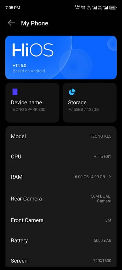 Tecno SPARK 30C