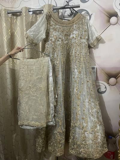 Golden Grey Stylish Long Maxi