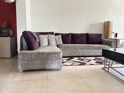 5 seater L shaped sofa