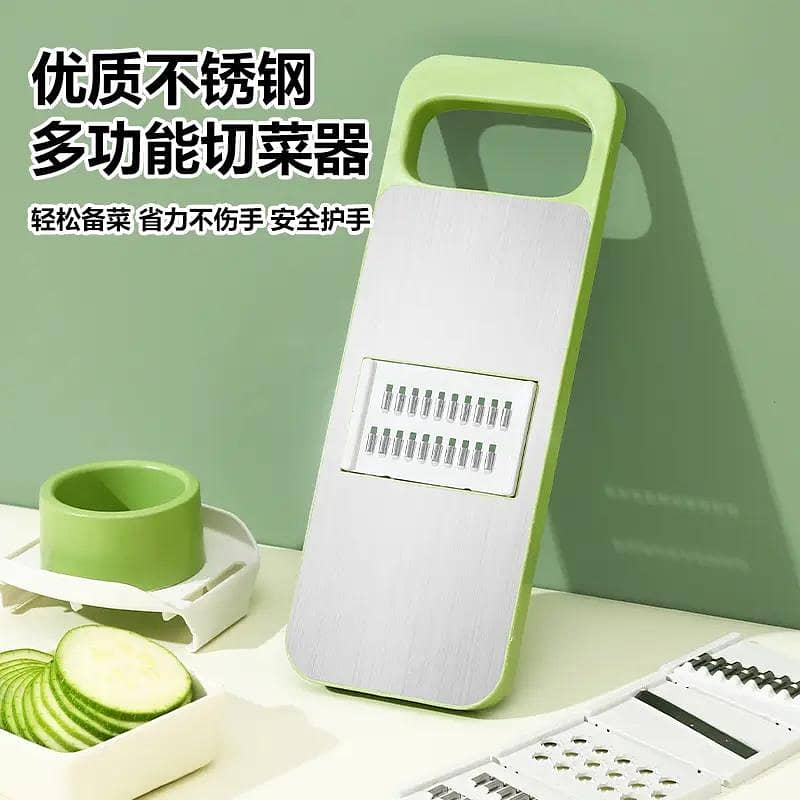 Multi _function Vegetable cutter set green 3