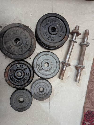Dumbbell set for home gym