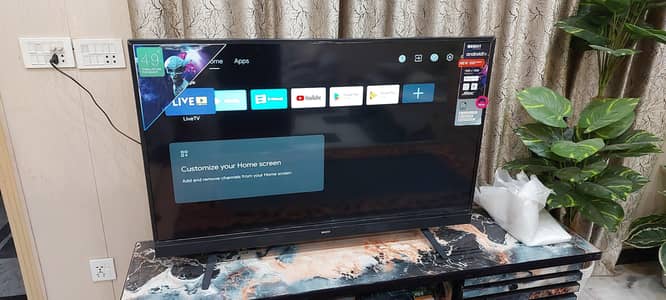 Orient Led Tv 50 inch andriod brand new condition