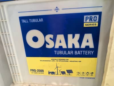 Osaka Tall Tubular Batteries 2.7 Kwh Each