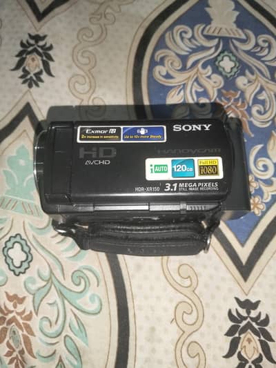 Sony HDR-XR150E full hd handycam 120gb+battery charger-excellent condi