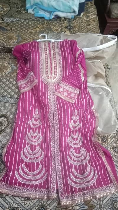 3 piece embroiderd suit