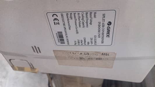 Gree Ac 1 ton for sale 410gass wala heat and cool