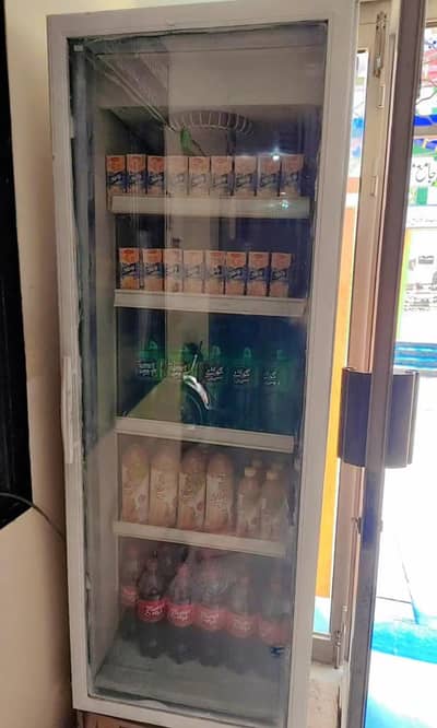 Glass door Freezer for sale . . new condition
