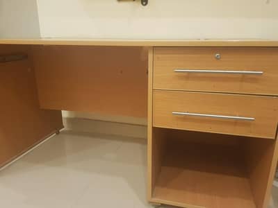 custom made Wooden wooden office desk with drawers