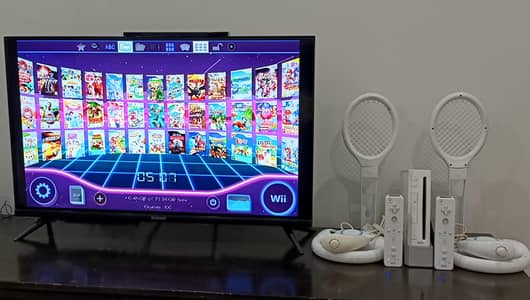 Nintendo Wii 100 Games Video Console Bundle