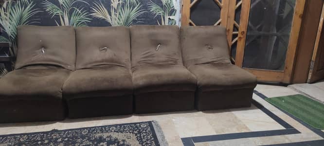 4 * 1 seater sofa chairs for sale
