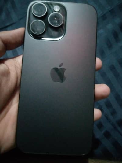Apple iPhone 15 Pro Max in black titanium