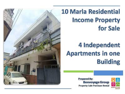 4 apartment in 10 marla house