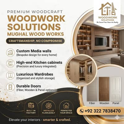 carpenter services / kitchen cabinets / door/ wood repairing services