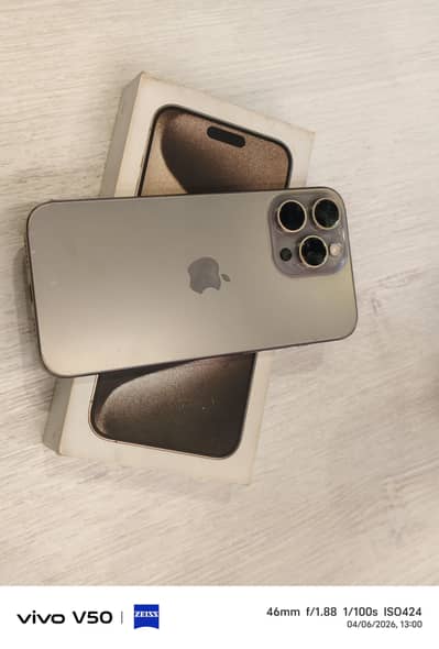 iphone 15 pro max 256 gb pta approved 100 percent original with box