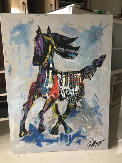 Horse painting in almost perfect condition