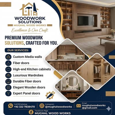 Carpenter Services in Lahore / wood work / Kitchen Cabinet / door