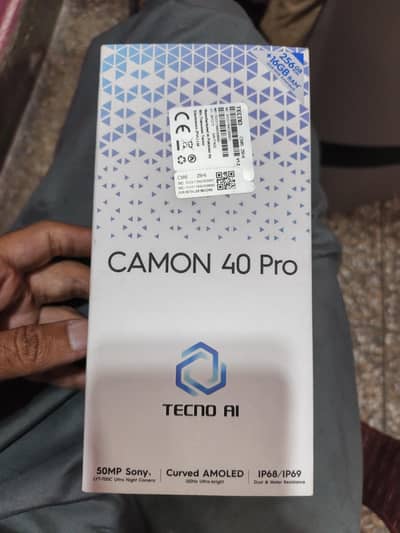 Tecno CAMON 40 Pro 2 months used excellent condition no scratch n faul