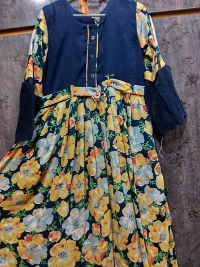 stylish shiffon maxi condition excellent Rs 1500 final