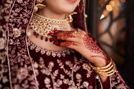 Royal Maroon Bridal Lehenga – Hand Embroidered Wedding Wear | Luxury