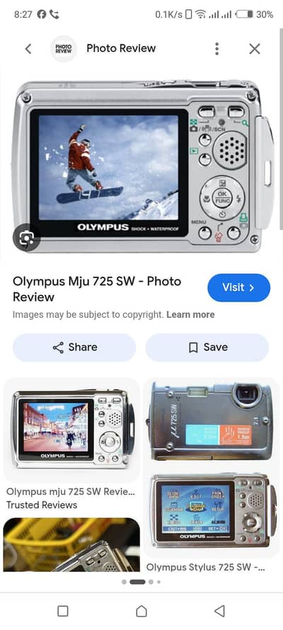 digital camera  Olympus water proof camrana