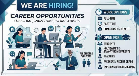 Hearing from Male and Female full time part time home base in Lahore