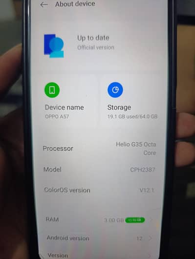 OPPO A57