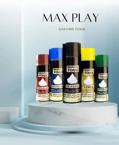 Maxplay Shaving Foam 400ml Original – Rs. 340