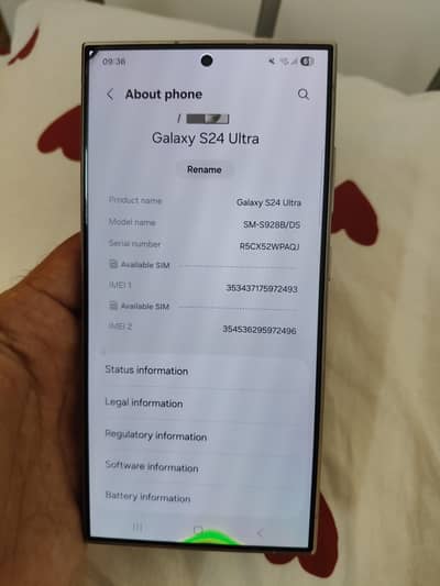 Samsung Mobile S24 Ultra