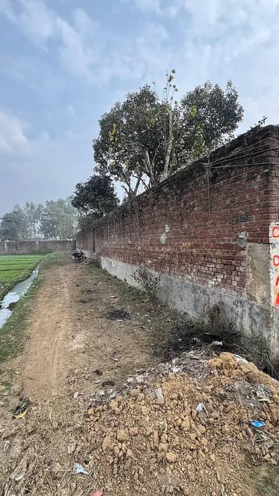 26.5 Marla Corner Plot with 106 foot front Near Main Road