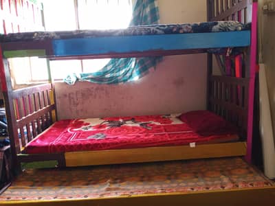kids 3 step bunk bed full size