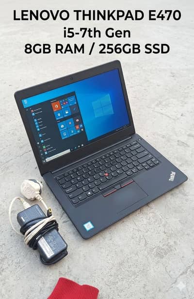 Lenovo Thinkpad E470 i5 (7 GEN) 8gb RAM 256 SSD || Excellent condition
