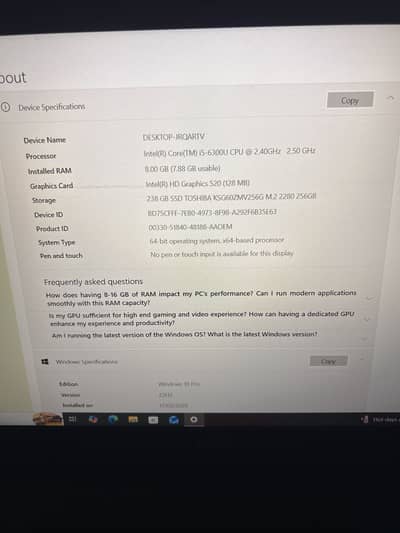Dell laptop for sale