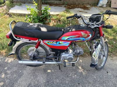 brand new condition Honda CD 70 24/25 model