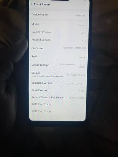OPPO A3s