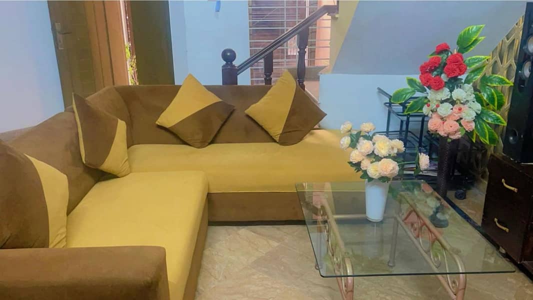 L shaped living Sofas 1