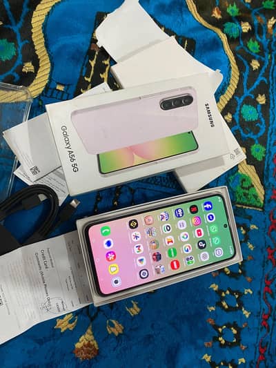 Samsung Mobile A56 5g 12.256 Box pack Condition