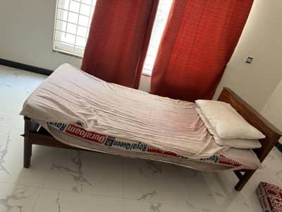single bed with mattress for sale