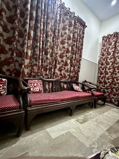 5 Seater Pure wooden Sofa