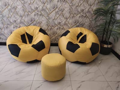 Pack of 3 Xxl bean bag adult size