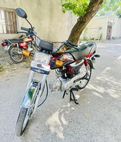 Honda CD 70 bike in mint Condition 10/10 Punjab Num