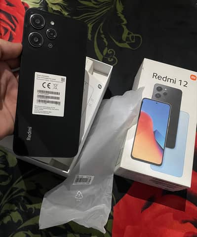 Xiaomi Redmi 12 Brand new condition with Box charger