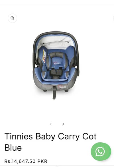 Tinnies carry cot