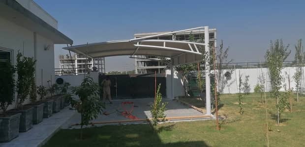 Tensile car shade / Wall mount / Heat proof shade / Garage parking