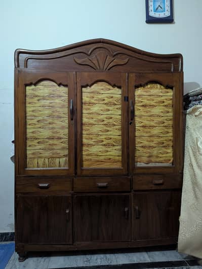 Spacious Solid Wooden Showcase / Storage Cabinet