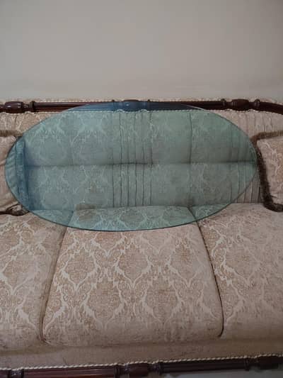 Central Table Glass