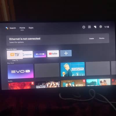 *Haier 32" LED TV HD | HDMI USB Working | Panel Clear