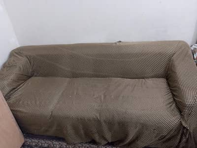 3+2+1 Sofa Set with Covers – Comfortable & Strong Wooden Frame
