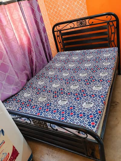 iron bed