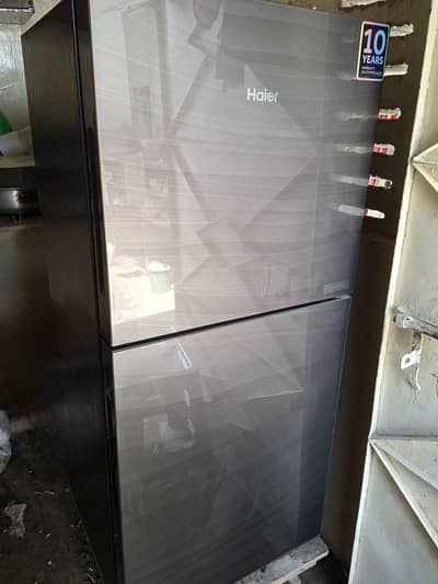 10/10 Haier glasss door Grey color inverter Refrigerator for sale