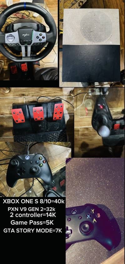 Xbox One S Console and accessories